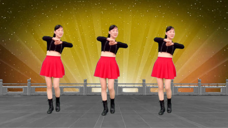 玫香广场舞原创《阳光彩虹小白马》附教学
