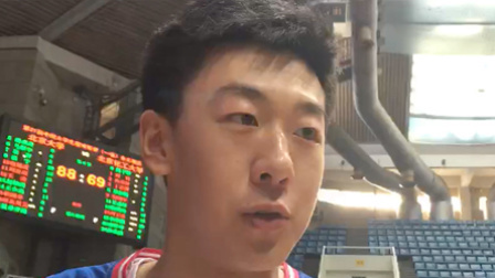 王少杰谈论对阵北京化工的比赛：像清华附中队内赛