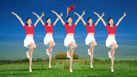 广场舞《共筑中国梦》满满正能量 歌颂美好未来！
