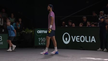 【全场回放】卡恰诺夫2-0波普林 2024ATP巴黎网球大师赛第三轮