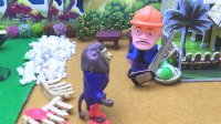 月采亲子游戏 2016 光头强拯救正在被猎人捕杀的狮子 348
