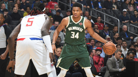 NBA流言收割机 小卡缺阵字母哥38+16+9准三双，雄鹿击败快船取四连胜