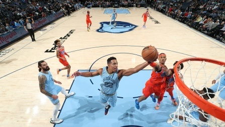 2021-2022赛季NBA集锦 NBA-灰熊以73分分差战胜雷霆 刷新NBA历史