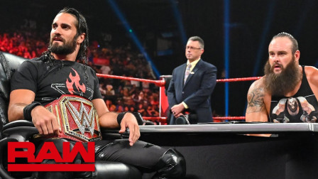 WWE RAW 2019 【RAW 09/02】AJ砸场 人间怪兽发飙掀桌