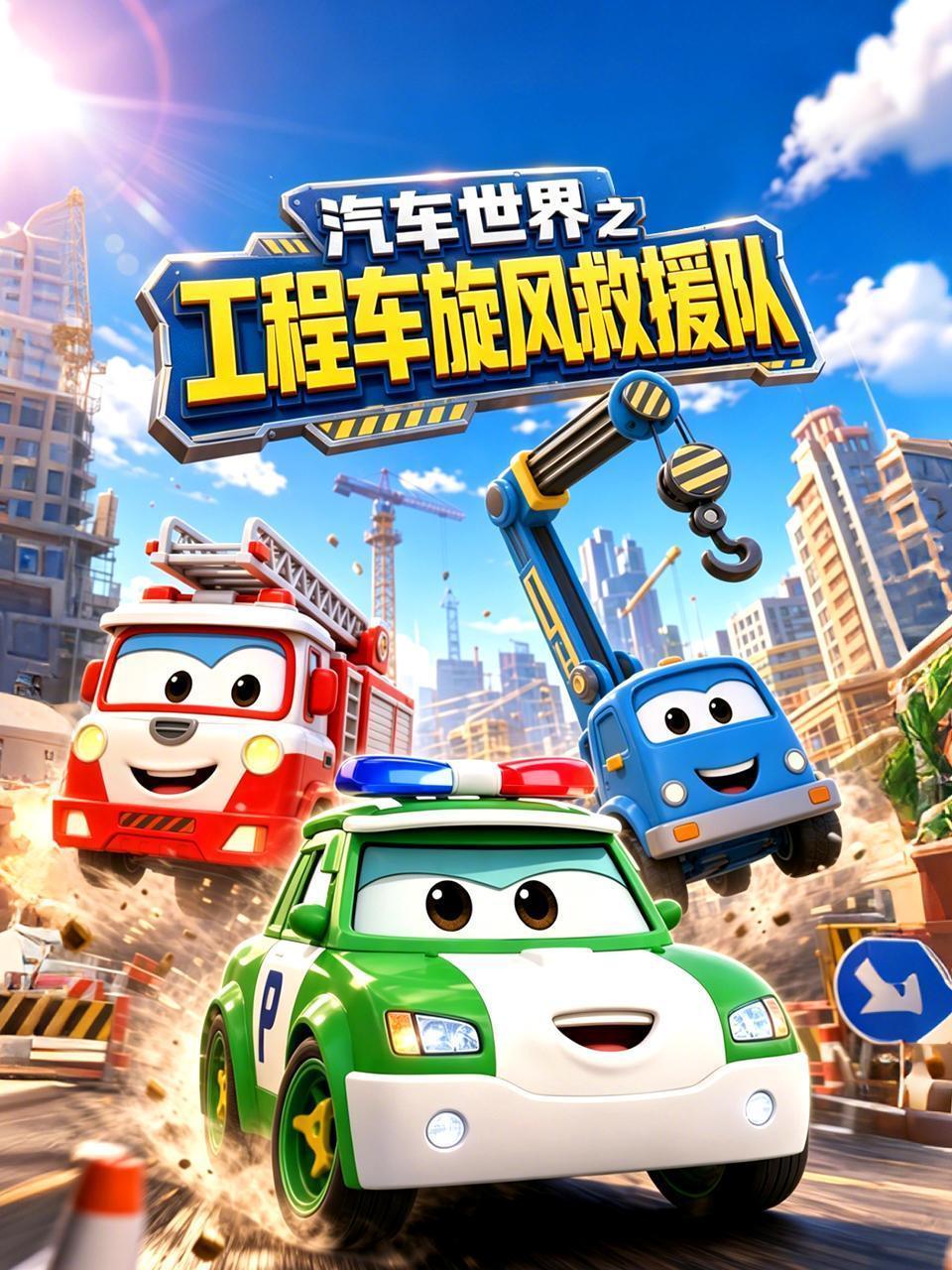 汽车世界之工程车旋风救援队