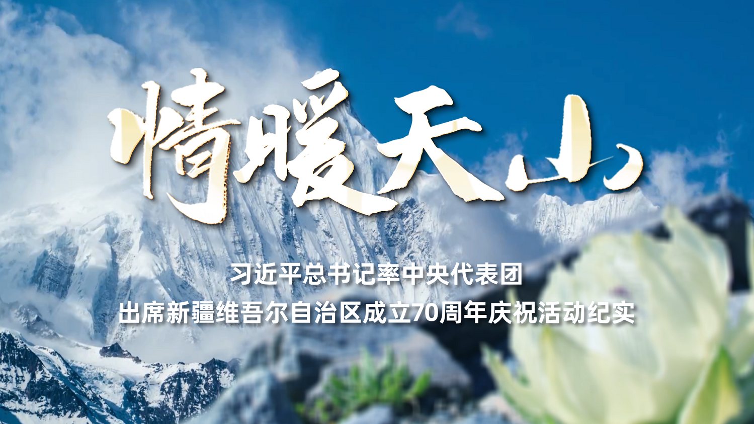 《情暖天山——习近平总书记率中央代表团出席新疆维吾尔自治区成立70周年庆祝活动纪实》 20250927