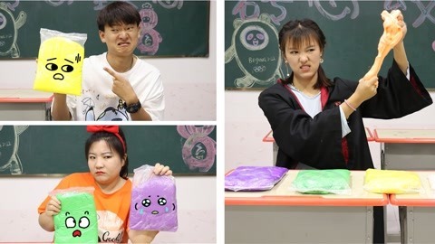 美女家务事 假如粘土可以辞职，小晴暴力玩粘土，导致粘土受不了全都罢工