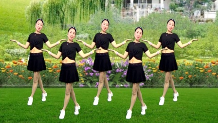 蓝莓思洁广场舞 时尚健身步子舞《虹彩妹妹》动感64步 附教学