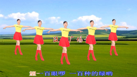 玫香广场舞《草原绿了》天籁之音，舞姿优美