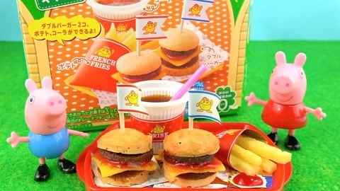 玩具益趣园 日本食玩汉堡薯条套餐