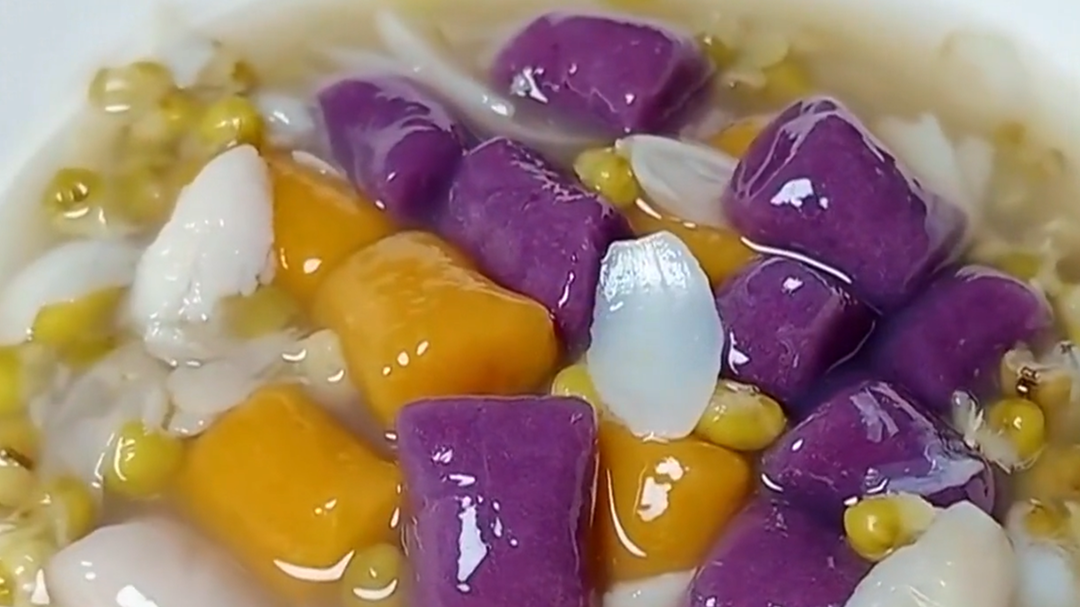 人气美食 老上海绿豆汤 快速开花起沙有诀窍