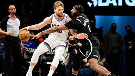 2021-2022赛季NBA集锦 库里23+7+5 福克斯26分 篮网胜国王结束11连败