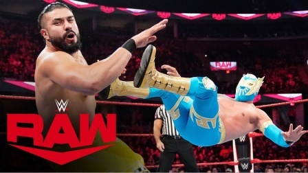 WWE RAW 2019 【RAW 10/21】安德瑞vs辛卡拉 泽莉娜助攻