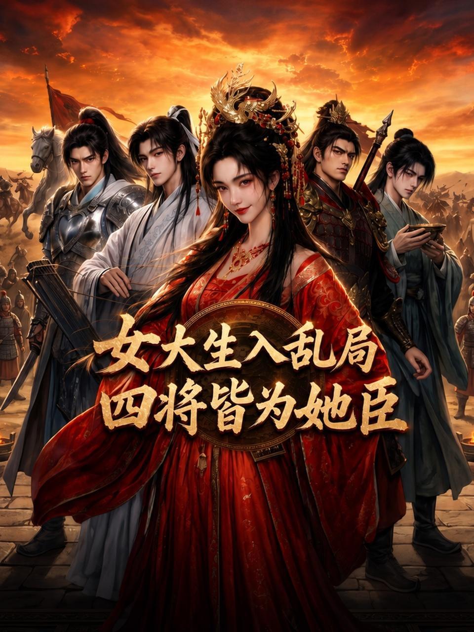 女大生入乱局，四将皆为她臣