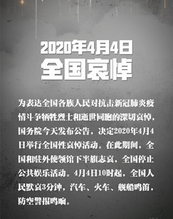 2020全国性哀悼活动特别节目