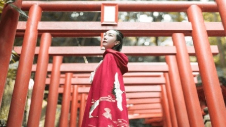 在京都街头穿汉服的小姐姐 你就是仙女本人没错了 51