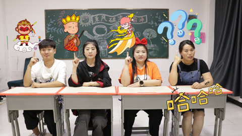 美女家务事 大家一起玩“3+1”游戏，“A、B、C”是什么游戏？快告诉老师吧！