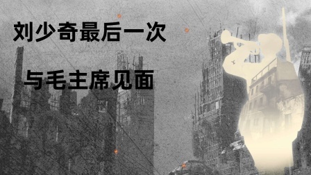 战史分析 刘少奇最后一次与毛主席见面