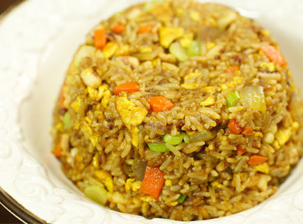 微体兔美食 2017 油亮亮咖喱炒饭的诱惑