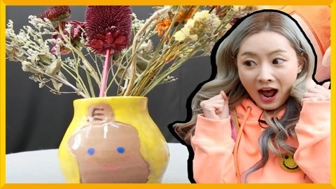 爱丽去哪儿 爱丽的艺术创作 制作小爱丽专属花瓶