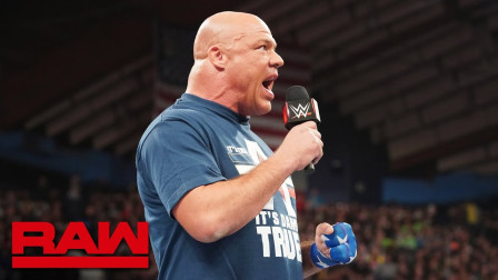 WWE RAW 2019 【RAW 03/18】科特安格宣布他将在摔跤狂热大赛打退役赛 对手是独狼