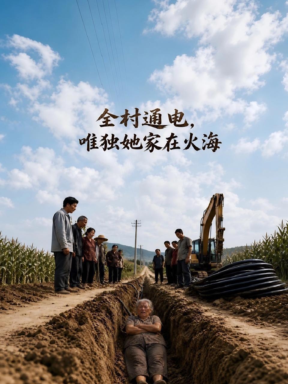 全村通电，唯独她家在火海
