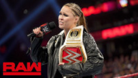 WWE RAW 2019 三女将互轰嘴炮 隆达罗西夏洛特贝基争相邀功