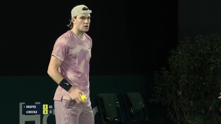 【全场回放】德雷珀2-0莱赫奇卡 2024ATP巴黎大师赛第一轮