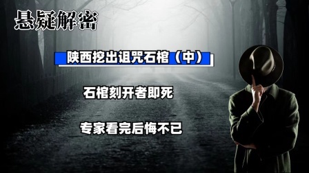 考古新发现第二季 陕西挖出诅咒石棺（中）石棺刻开者即死，专家看完后悔不已