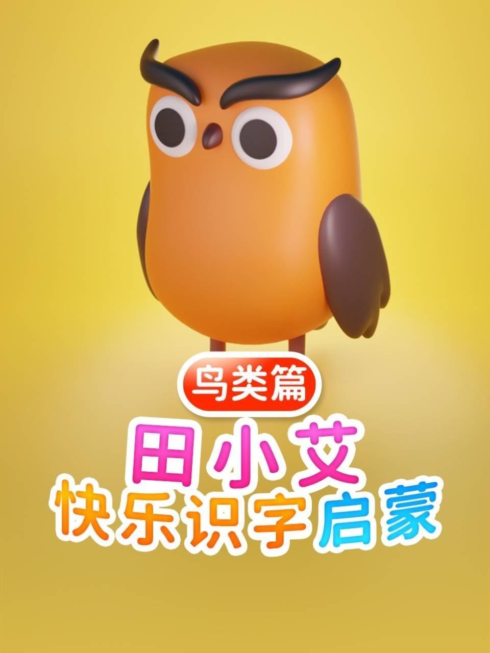 田小艾快乐识字启蒙 鸟类篇