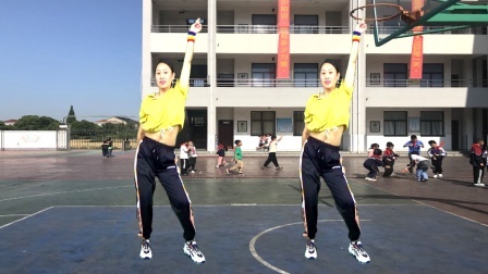 蓝莓思洁广场舞 火爆DJ《在劫难逃》正面演示 百看不厌