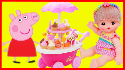 小猪佩奇超市买冰淇淋米露老板