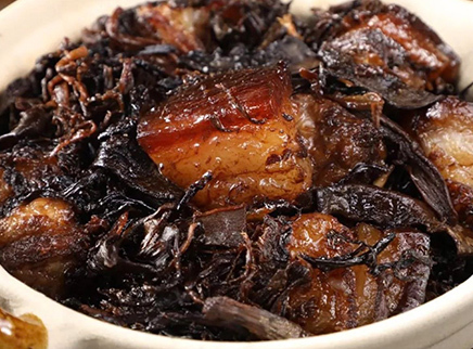 美食台 大口吃肉必备下饭的笋干菜烧肉