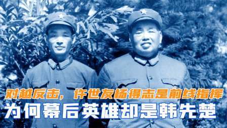 趣谈文史 对越反击战，许世友和杨得志是前线总指挥，幕后英雄却是韩先楚