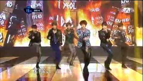 EXO MAMA - Mnet M!CountDown现场版 12/05/10-EXO-K