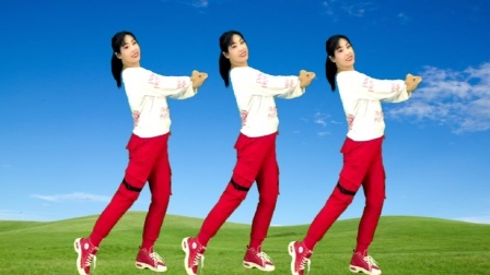 健身舞《草原的汉子娶我吧》64步弹跳超火，快瘦起来