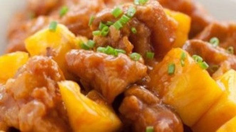 爱尚美食 美味菠萝鸡