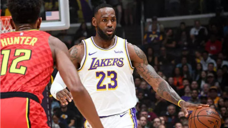 NBA流言收割机 詹姆斯33+7+12，湖人胜老鹰升至联盟第一