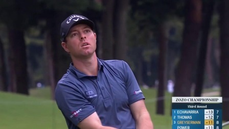 高尔夫美巡赛ZOZO锦标赛 第三轮集锦