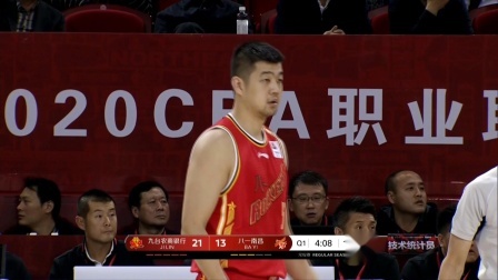 吉林VS八一第一节：琼斯首节率先的分，吉林33-22八一暂时领先