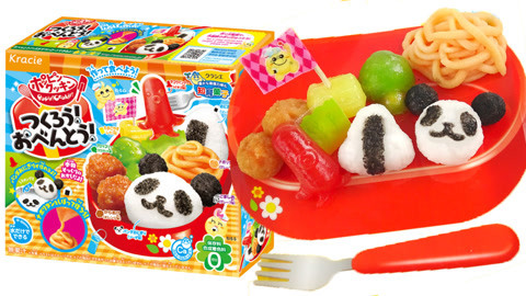 玩具益趣园 食玩DIY熊猫饭团便当