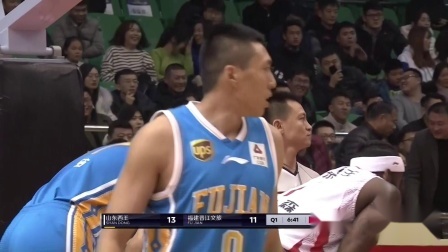 CBA 18/19赛季 山东VS福建第一节：劳森状态上佳引领球队单节砍下35分