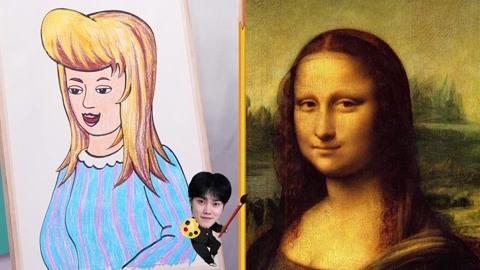 画神闲 毕加索微笑的妈妈