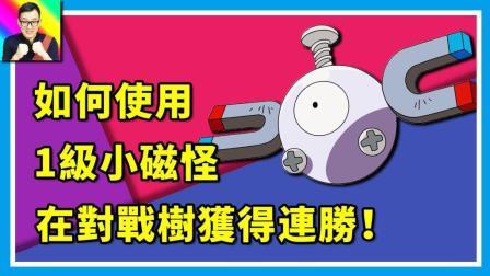 酷爱精灵宝可梦 第一季 如何使用1级小磁怪在对战树获得连胜 不死小强