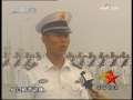 军事报道 水兵组成白色风景线
