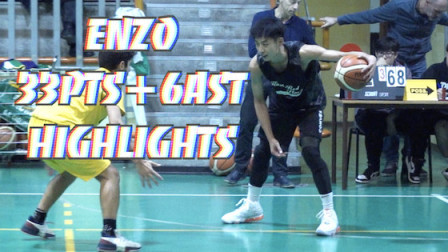 【ENZO】LeBron17实战集锦 33分6助个人全场集锦2019.10.10