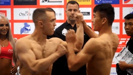 称重现场险起冲突, 努尔铁别克差点当场来MMA