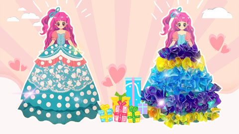 活力满满的粉发公主