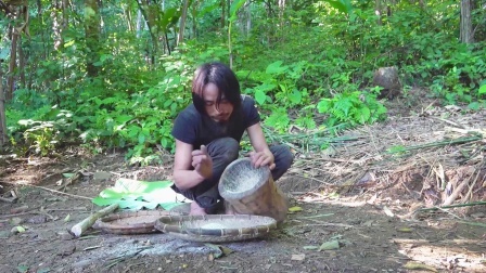 原始丛林人苏门答腊 第二季 东南亚丛林荒野求生，一顿难得的米饭，太香了