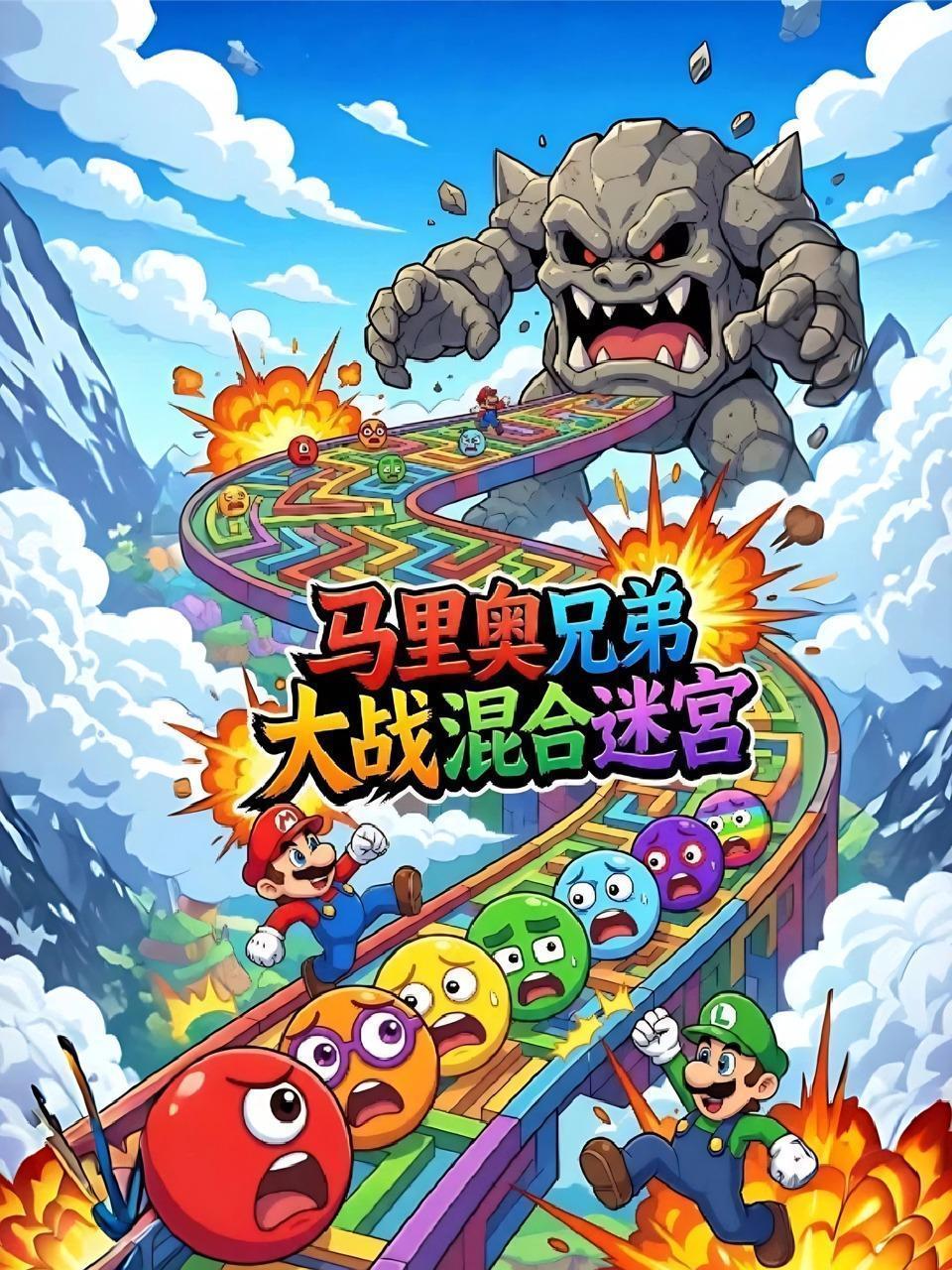 马里奥兄弟大战混合迷宫